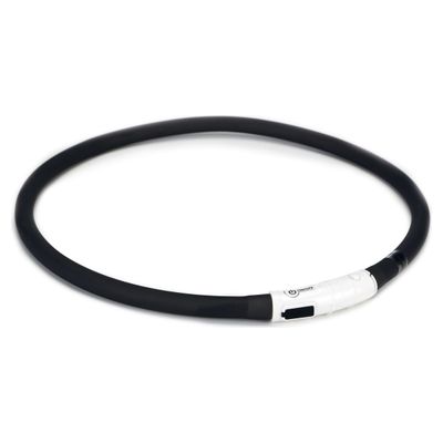 Beeztees Hundehalsband Safety Gear Dogini USB schwarz