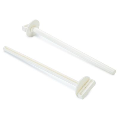 Beeztees Vogel Sitzstange inkl. Halter weiß - 2er Pack