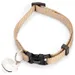 Beeztees Katzenhalsband Uni Nylon beige