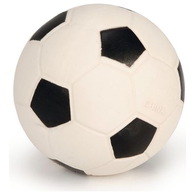 Beeztees Hundespielzeug Fußball schwarz/weiß