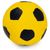 Beeztees Hundespielzeug Fußball schwarz/gelb