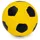 Beeztees Hundespielzeug Fußball schwarz/gelb