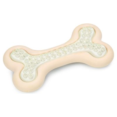 Beeztees Puppy Gummispielzeug Dental Bone pink