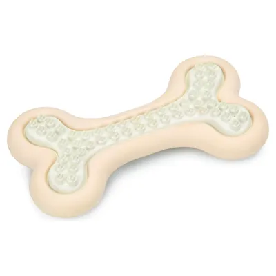Beeztees Puppy Gummispielzeug Dental Bone pink Beeztees Puppy Gummispielzeug Dental Bone pink