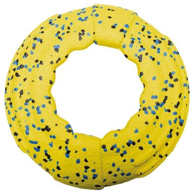 Beeztees Hundespielzeug Fetch Frisbee Gisa aus Schaumstoff gelb