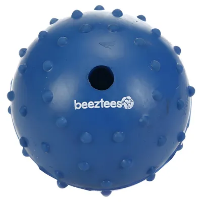 Beeztees Hundespielzeug Ball mit Glocke massiv blau Beeztees Hundespielzeug Ball mit Glocke massiv blau