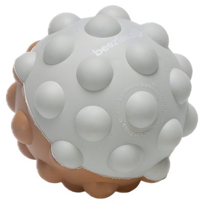 Beeztees Puppy Spielball Denise terrakotta/grau aus Gummi