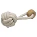 Beeztees Hundespielzeug Fliegender Ball aus Baumwolle beige