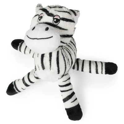 Beeztees Plüschspielzeug Safari Zappy schwarz/weiß Beeztees Plüschspielzeug Safari Zappy schwarz/weiß