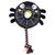 Beeztees Hundespielzeug Halloween Donut Spinne schwarz