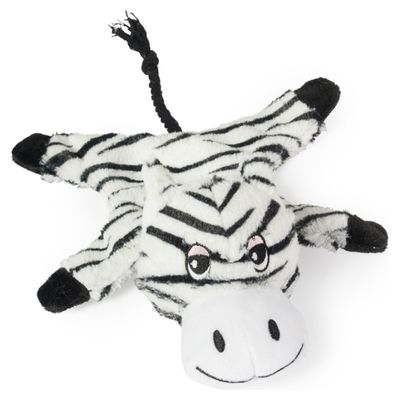 Beeztees Plüschspielzeug Safari Zino schwarz/weiß