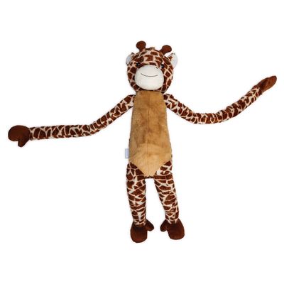 Beeztees Hundespielzeug Dschungel Giraffe aus Plüsch braun