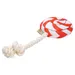 Beeztees Hundespielzeug Weihnachts-Lolly rot/weiß aus Plüsch