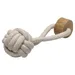 Beeztees Hundespielzeug Fliegender Ball aus Baumwolle beige