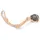 Beeztees Minus One Hundespielzeug Tennisball mit Seil und Handschlaufe