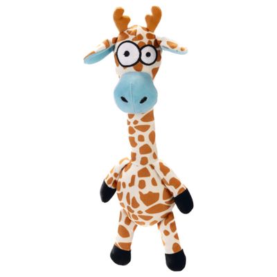 Beeztees Hundespielzeug Giraffe Zwiep Plüsch beige