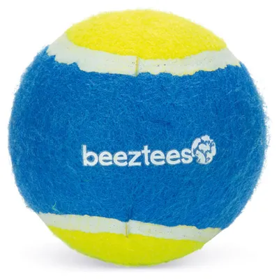 Beeztees Fetch Tennis Ball blau-gelb Beeztees Fetch Tennis Ball blau-gelb