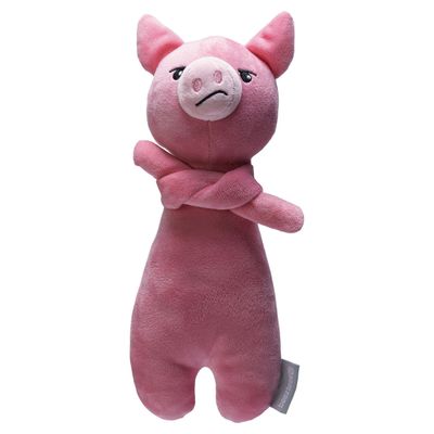 Beeztees Hundespielzeug Grumpy Knor aus Plüsch rosa