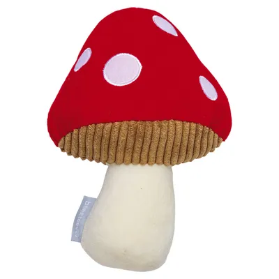 Beeztees Hundespielzeug Fliegenpilz Toad aus Plüsch rot/weiß Beeztees Hundespielzeug Fliegenpilz Toad aus Plüsch rot/weiß
