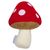 Beeztees Hundespielzeug Fliegenpilz Toad aus Plüsch rot/weiß