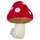 Beeztees Hundespielzeug Fliegenpilz Toad aus Plüsch rot/weiß