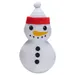 Beeztees Hundespielzeug Xmas Schneemann Plüsch weiß