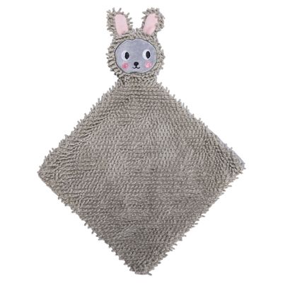 Beeztees Hundespielzeug Puppy Kuscheltuch An grau