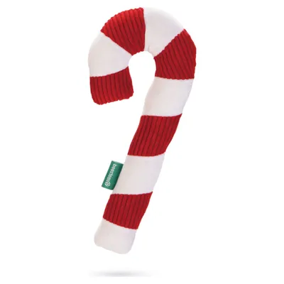 Beeztees Weihnachtsspielzeug für Hunde aus Plüsch Zuckerstange weiß-rot Beeztees Weihnachtsspielzeug für Hunde aus Plüsch Zuckerstange weiß-rot