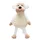 Beeztees Hundespielzeug Eco Affe Jeppe aus Fleece beige