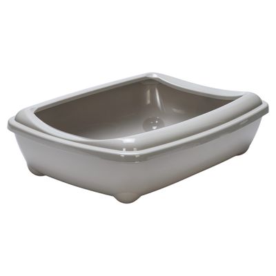 Karlie Katzentoilette mit Rand Arist-O-Cat grau