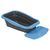 Nobby Katzentoilette mit Vorleger Nella Kit blau/grau