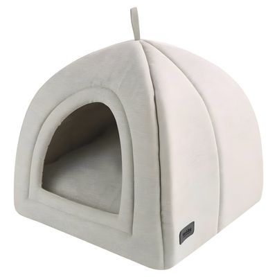 Nobby Katzen-Höhle Valea eckig beige