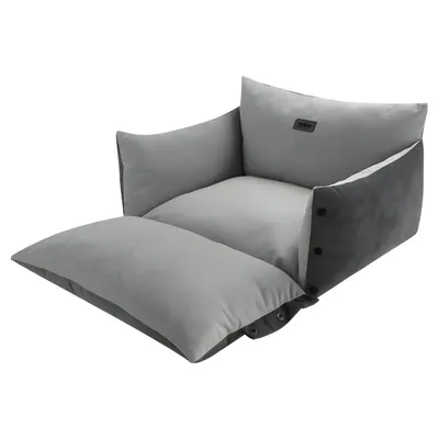 Nobby 2 in 1 Komfortbett und -matte Alin grau für Hunde Nobby 2 in 1 Komfortbett und -matte Alin grau für Hunde