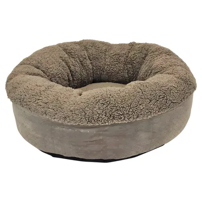 Nobby Hunde Komfortbett Donut Teddy taupe Nobby Hunde Komfortbett Donut Teddy taupe