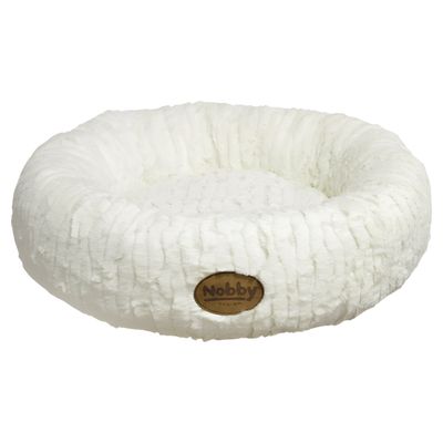 Nobby Hundebett Donut Nova ivory weiß