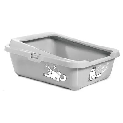 Karlie Simons Cat Katzentoilette mit Rand grau Karlie Simons Cat Katzentoilette mit Rand grau