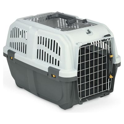 Nobby Transportbox Skudo Open grau für Hunde