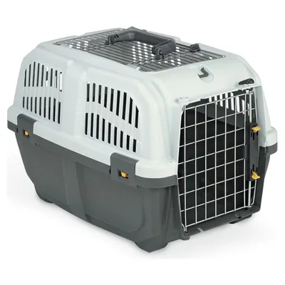 Nobby Transportbox Skudo Open grau für Hunde Nobby Transportbox Skudo Open grau für Hunde
