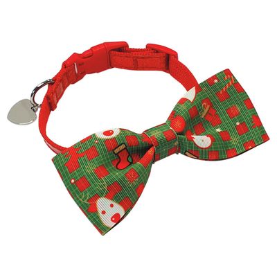 Nobby Glitzerhalsband Xmas mit Fliege