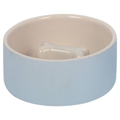 Nobby Anti-Schling-Napf Bone grau/creme