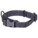 Nobby Halsband Linen Deluxe schwarz/grau