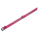 Nobby Halsband Crystal dreireihig fuchsia/schwarz