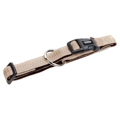 Nobby Halsband Soft Grip beige/chocolate
