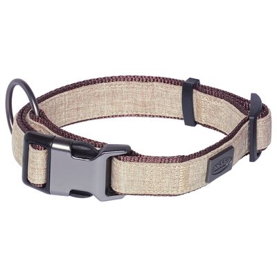 Nobby Halsband Linen Deluxe braun