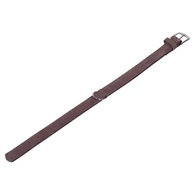 Nobby Halsband Velours braun (Root) Nobby Halsband Velours braun (Root)