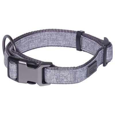 Nobby Halsband Linen Deluxe grau