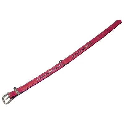Nobby Halsband Crystal einreihig rot/schwarz Nobby Halsband Crystal einreihig rot/schwarz