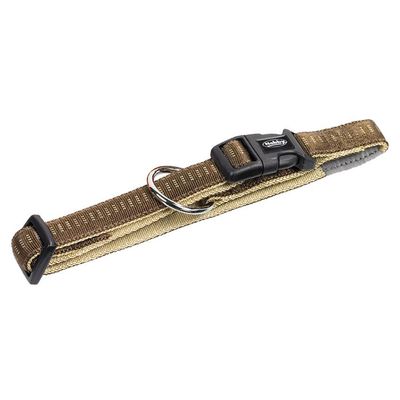 Nobby Halsband Soft Grip braun