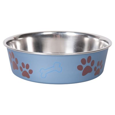 Karlie Hundenapf Edelstahl Ascar blau-metallic