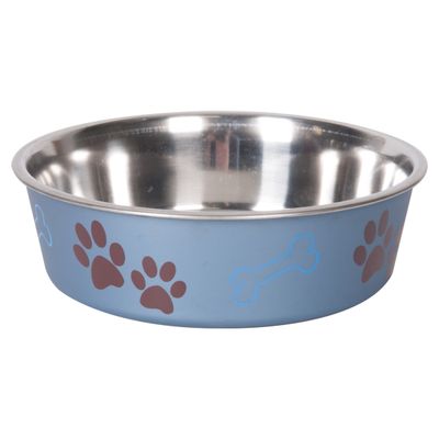 Karlie Hundenapf Edelstahl Ascar blau-metallic